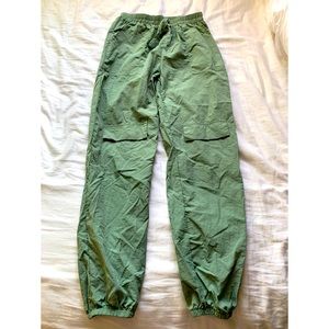 Pale Green Wind Breaker Joggers